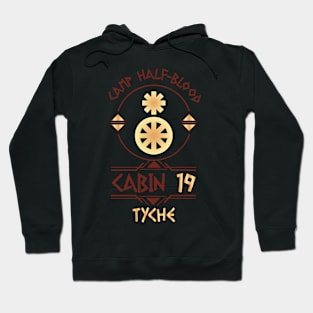 Cabin #19 in Camp Half Blood, Child of Tyche  – Percy Jackson inspired design Hoodie